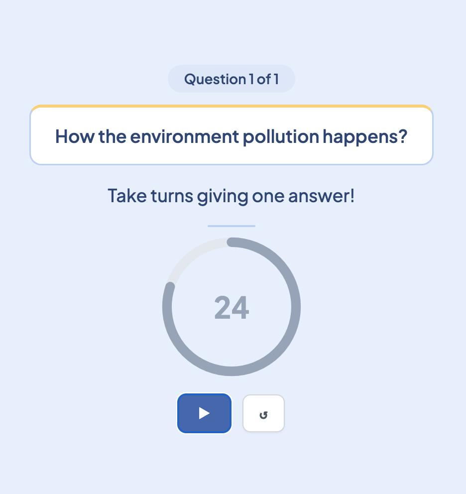 Example of Take Turns activity