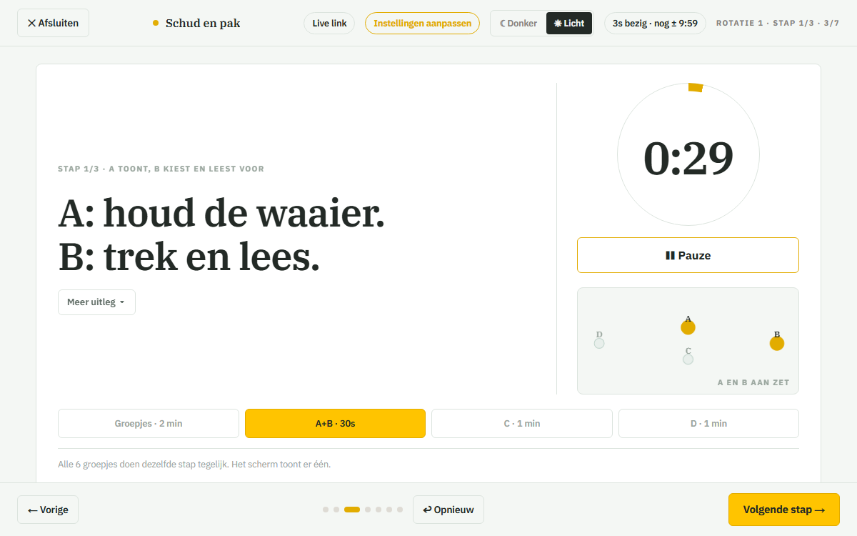 Rollen bij groepswerk: taakverdeling bij coöperatief leren